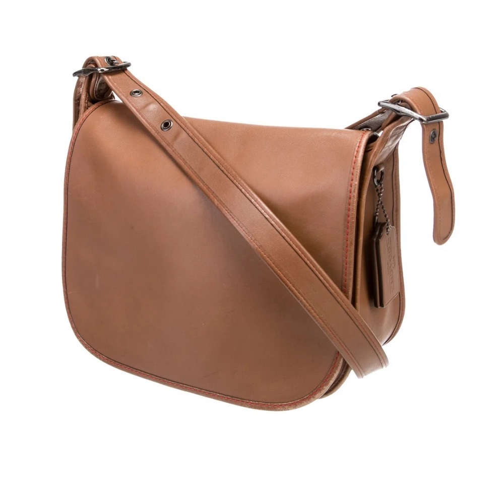 Coach Tan Leather Crossbody Bag - Picture 2 of 11